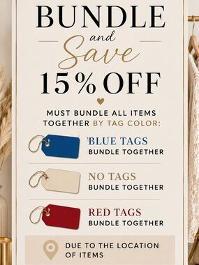 Bundle and Save 15% Off.   Must bundle Blue Dots - Red Dots - No Dots together